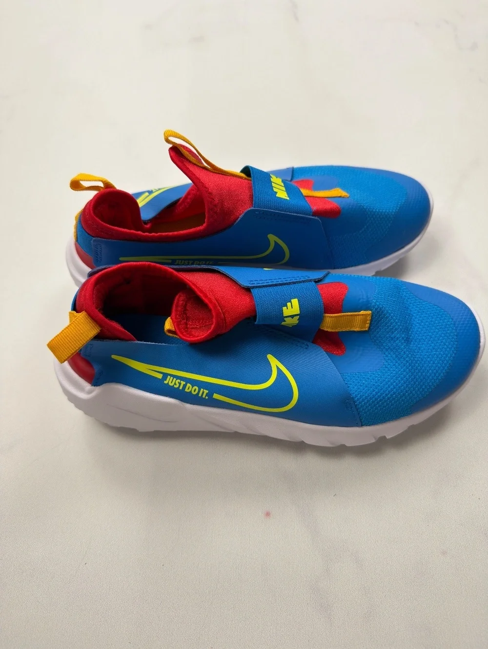 Nike Nike Flex Runner 2  Slip-On Sneakers Blue Red Yellow - Boys 6Y